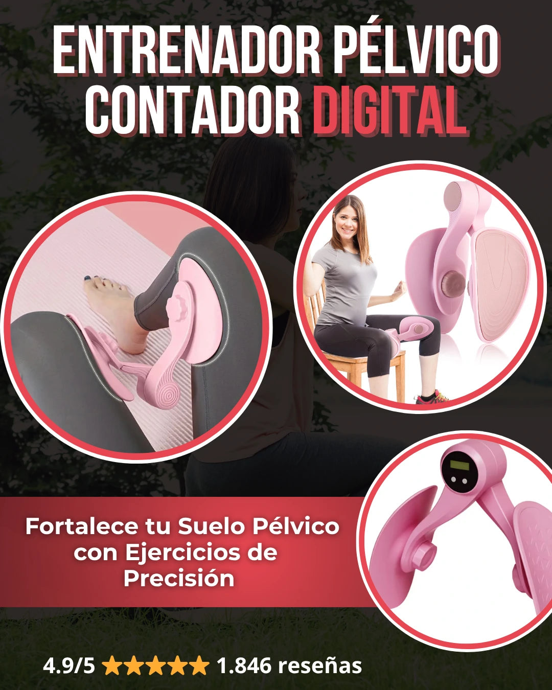 - 1 Entrenador Pélvico Digital