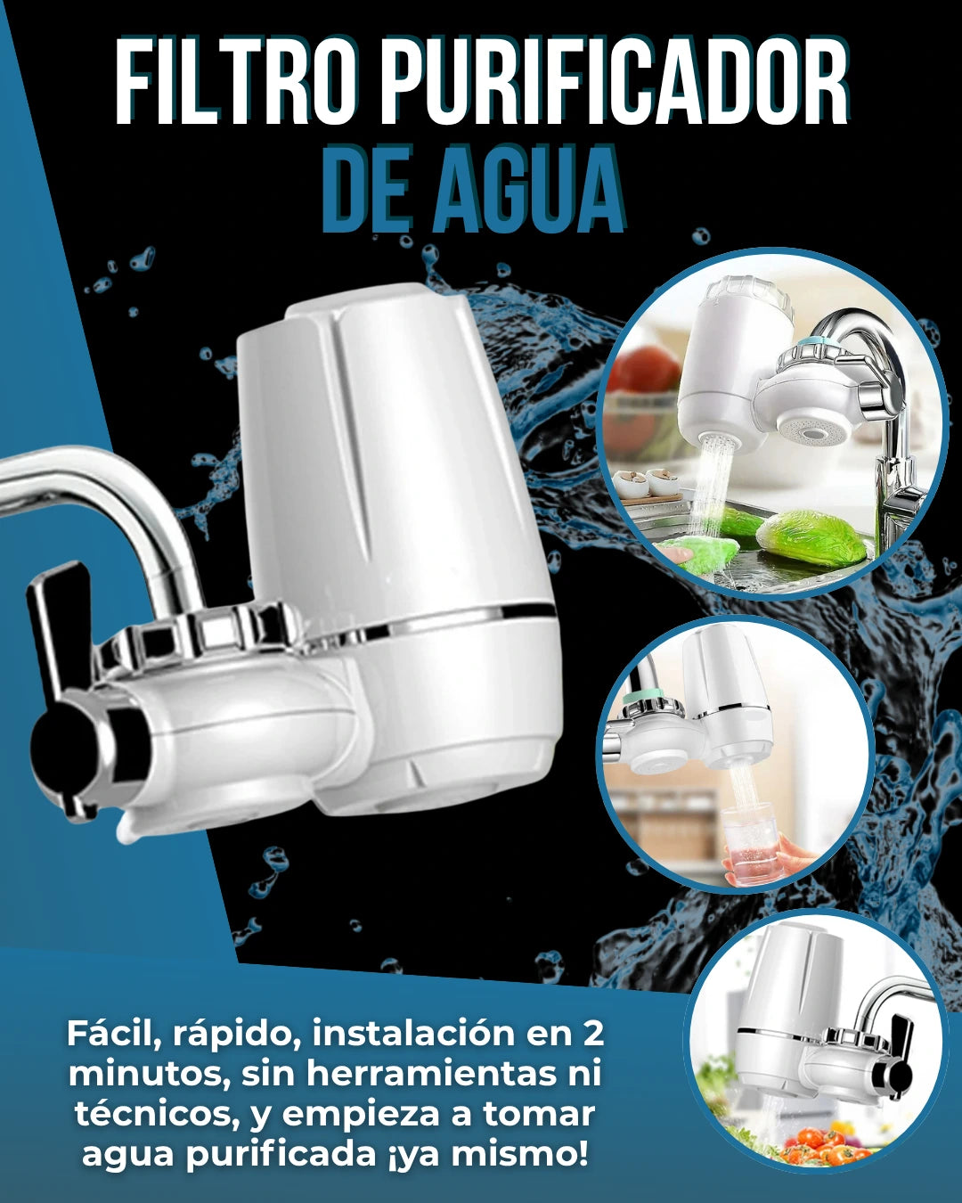 - 1 Filtro Purificador de Agua