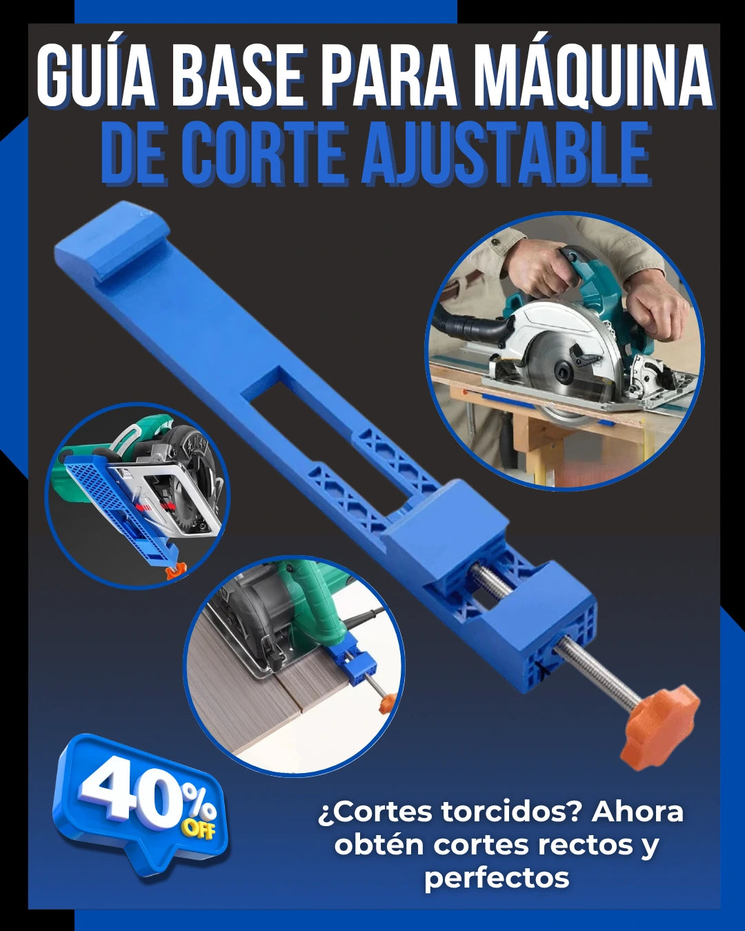 - 1 Guía Base para Maquina de Cortar