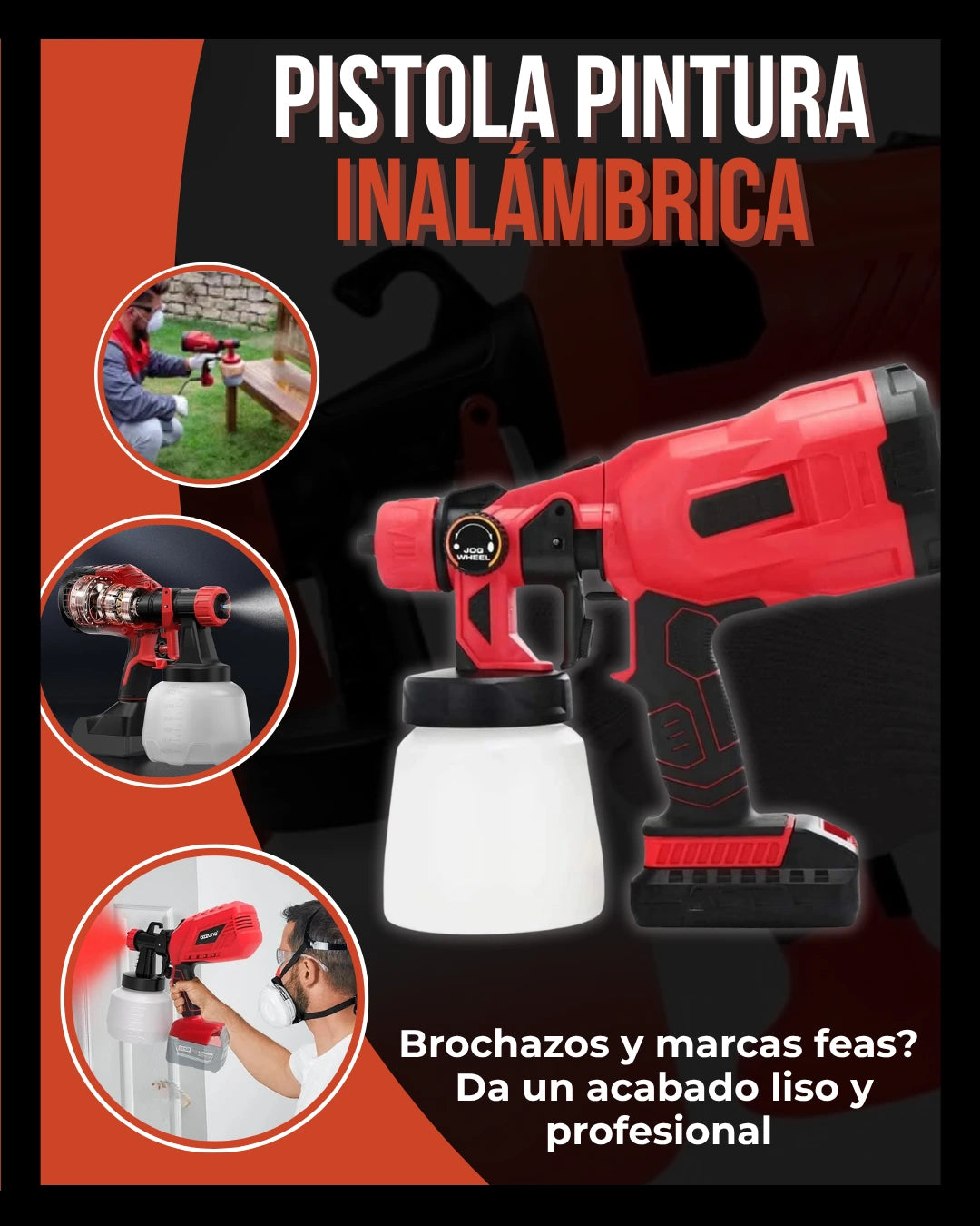 - 1 Pistola de Pintura Inalámbrica