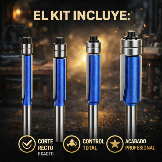 Kit 4 Guías Fresadoras cortadoras