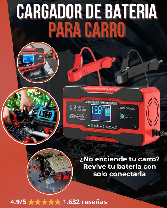 - 1 Cargador de Batería para Carro