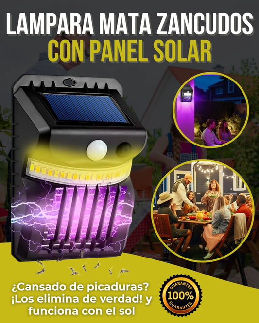 - 1 Lampara Mata Zancudos con Panel Solar