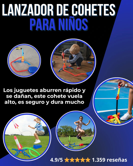 - 1 Lanzador de Cohetes para Niños