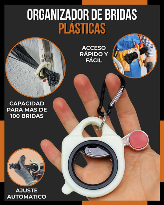 - Compra 1 y Lleva 1 Gratis (2 Piezas) Organizadores de Bridas Plásticas
