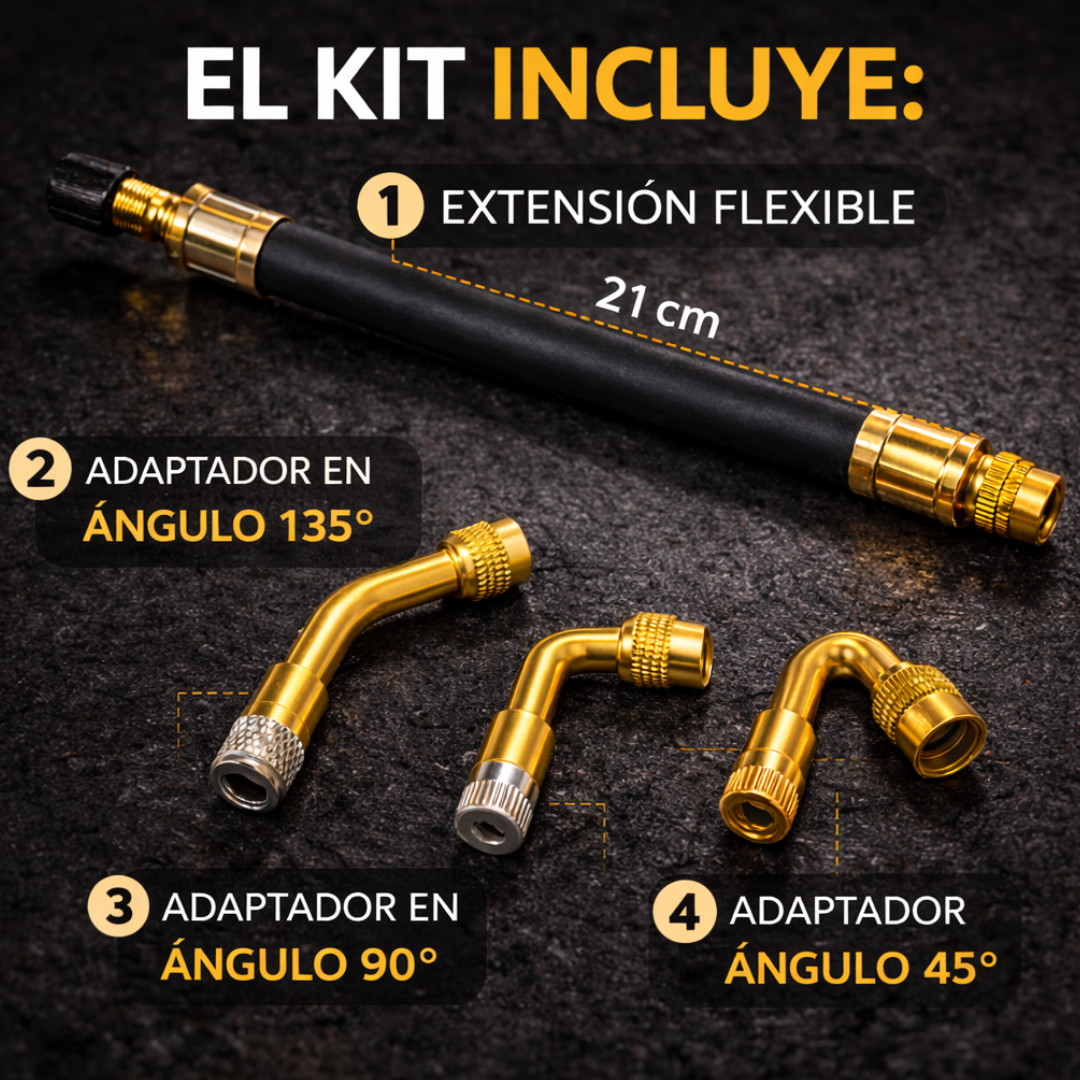 - Kit Adaptadores Universales para Válvula